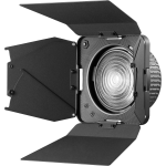 Godox FLS5 Fresnel Lens with Barndoors for ML Lights (Godox Mount)